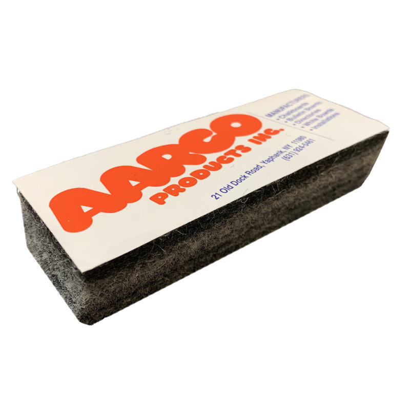 AARCO Chalkboard Eraser, 2" H x 5" W x 2" D