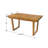 Farmhouse Dining Table Set, Solid Wood Extendable Dining Table And Rattan Back Dining Chair For Dining Room/Kitchen/Living Room-899954670-899954668