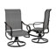 Fauteuil de patio extérieur en acier Angeli-1150966398