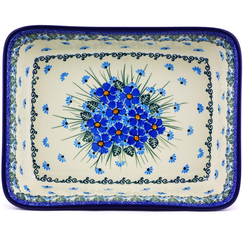 The Holiday Aisle® Rowen Rectangle Stoneware Baker Bakeware
