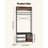 Hall Tree, 70.9 in Coat Rack with Shoe Bench & 3 Drawers, 3-in-1 Freestanding Shoe Rack Storage Organizer with Bookshelf & Wire Shelf, Steel Frame Entrance Coat Holder for Entry, Bedroom, Closet