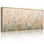 Art texturé encadré sur toile texturée Boho Wildflower