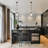 Joree 1 - Light Black/Gold Caged Pendant