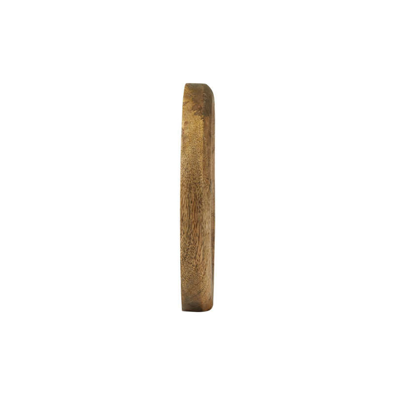 Holderness Modern Decorative Carved Wood Standing Circle
