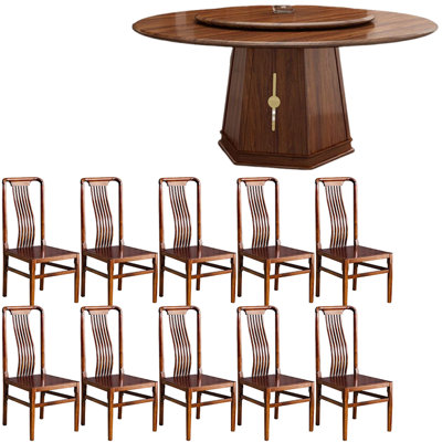 New Chinese style solid wood dining table set