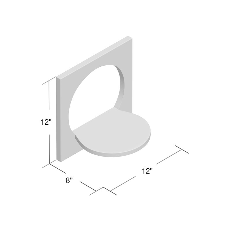 Ensemble de 2 tablettes murales Agran