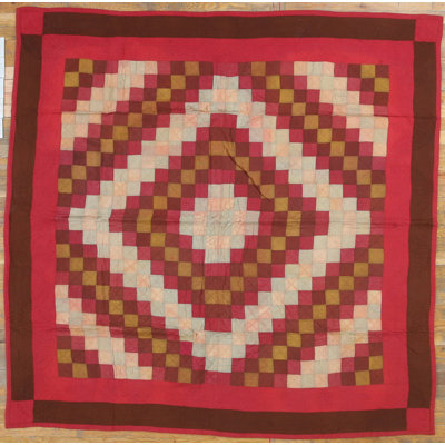 Tapis multicolore en laine noué aux États-Unis avec années 1920