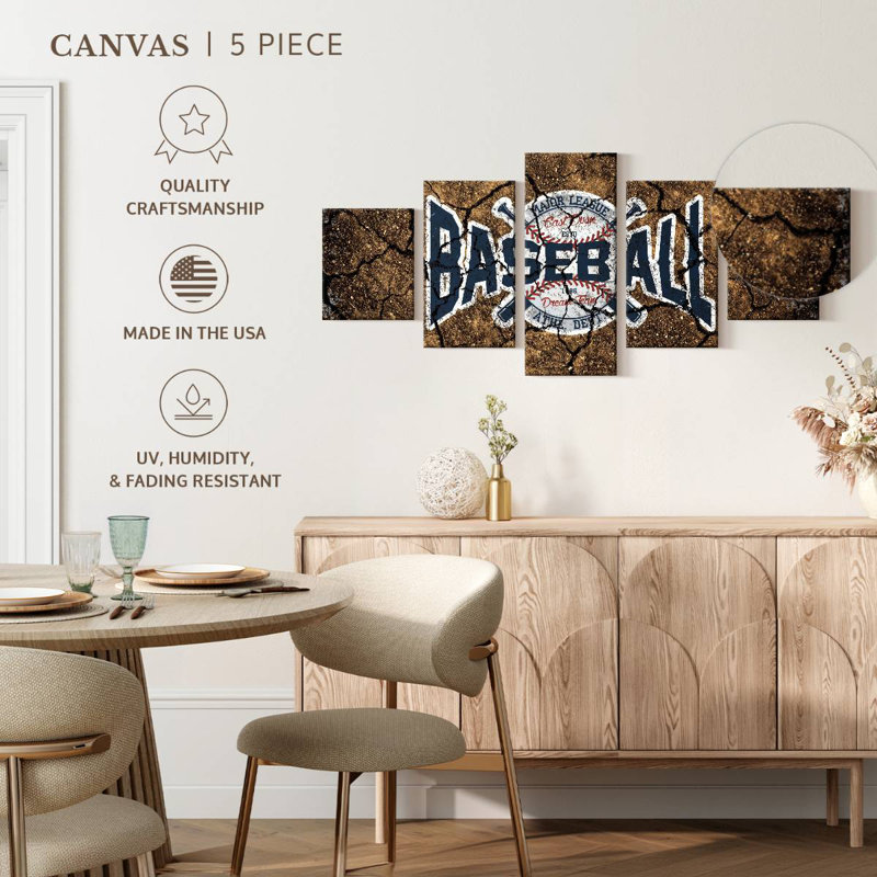 Major League Dream Team Baseball, 34" H x 74" W