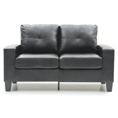 Newbury 58in Loveseat, Black