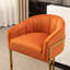 Tabouret de comptoir rembourré en velours l 22 po Sistrunk-100480703