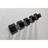 Adjustable Brass Handle Valve - 3/4" Cast Metal Rust & Corrosion Resistance Matt Black 3.46 In. X 2.21 In Shower Proof