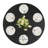  60" Solid Wood Round Pedestal Dining Table-97817445