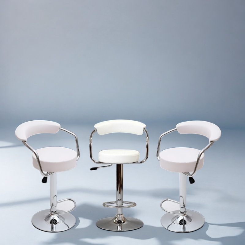 Tabouret réglable Maxxin, Blanc