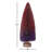 Bottle Brush Tree with Wood Base and Glitter
