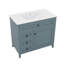 Armoire de meuble-lavabo 36 po, avec lavabo en céramique, 3 tiroirs-120332098-120332102