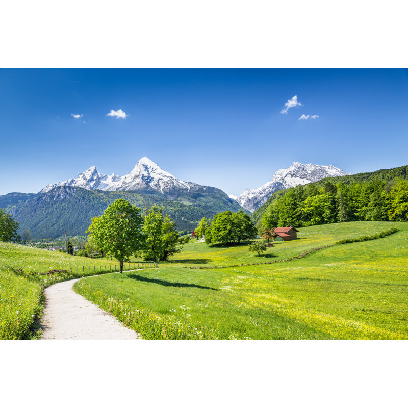 Campbellsburg Summer landscape 1 Piece Wrapped Canvas Wall Art, 81cm H x 122cm W x 3.8cm D
