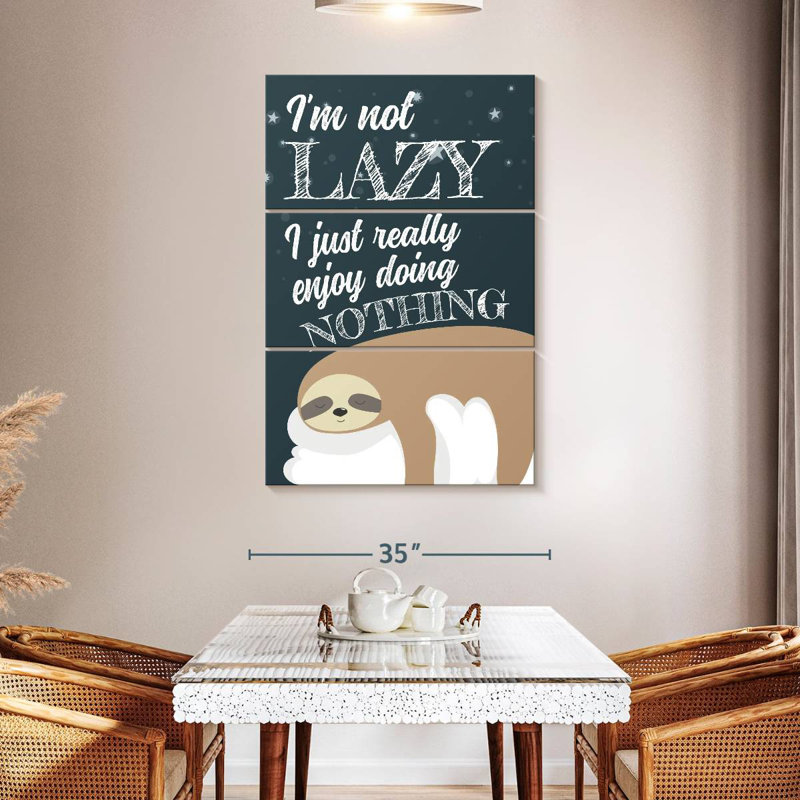 Tergel Funny Sloth, 50" H x 32" W