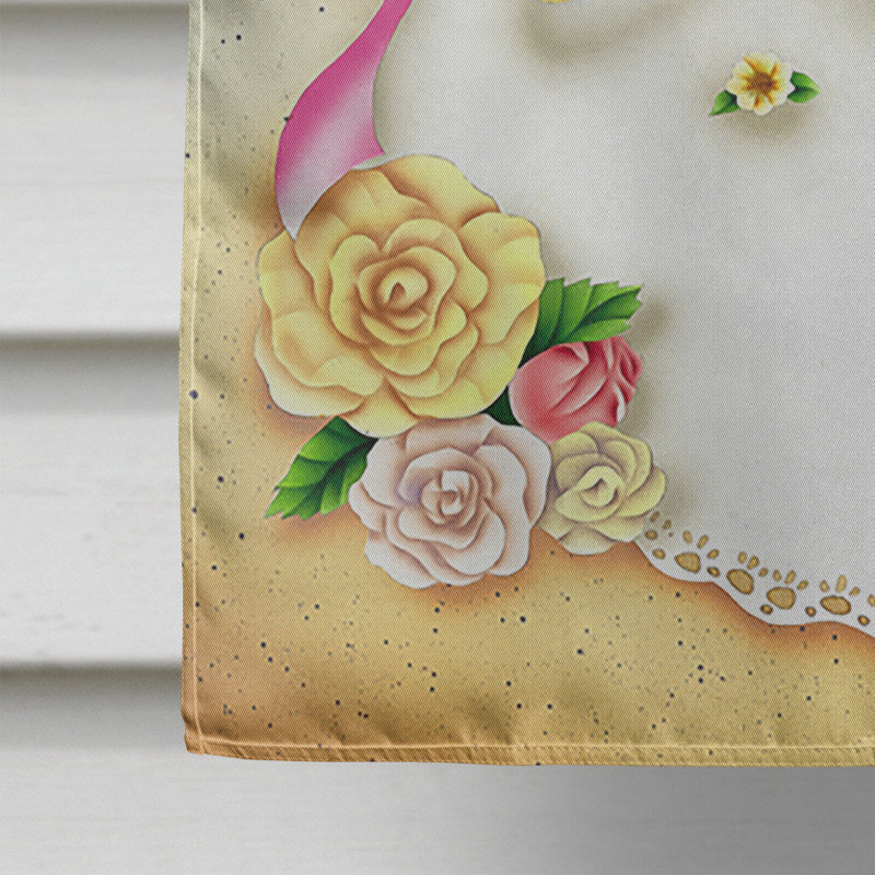Double Sided 40'' H x 28'' W Polyester Wedding House Flag