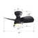 23 Inch Mini LED Ceiling Fan with 3 ABS Blades, Remote Control, DC Motor, Timer