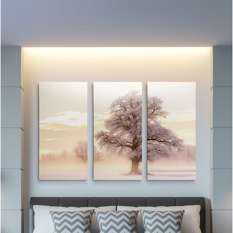 Winter brille-ensemble de 3 reproductions de photo sur toile, H 24 po x l 36 po x P 1,5 po