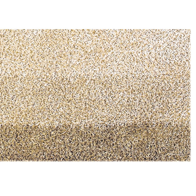 Mali Dori Handmade Shag Beige Rug, Rectangle 140cm x 200cm