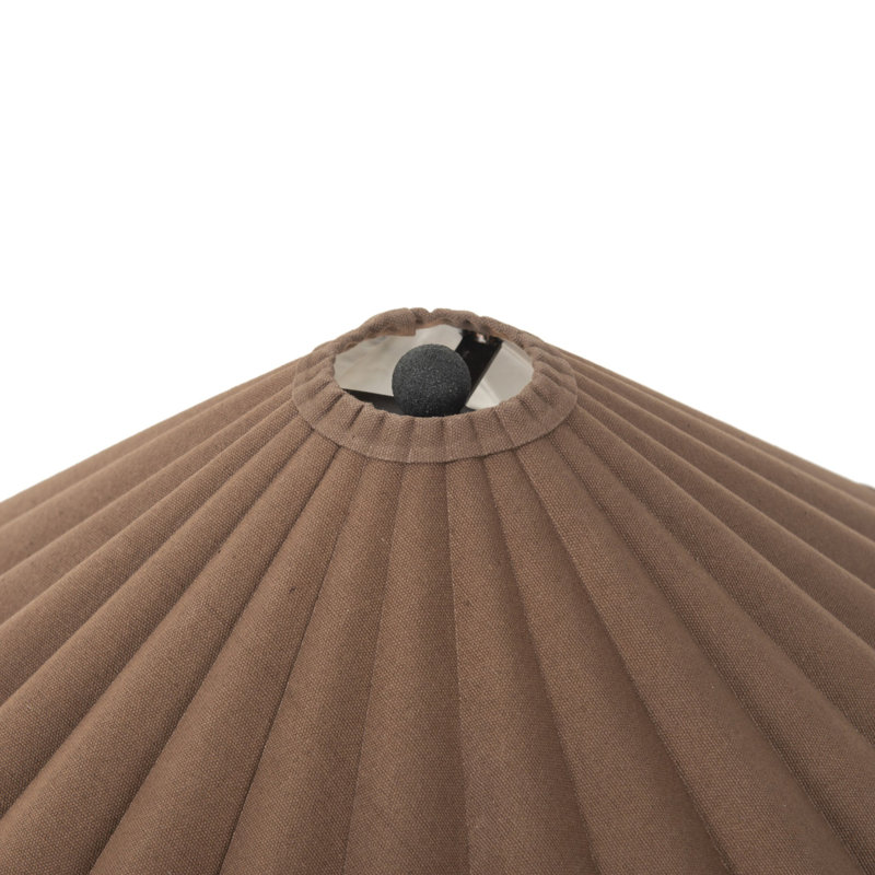 Fiorella Table Lamp-Espresso Canvas, Espresso Canvas