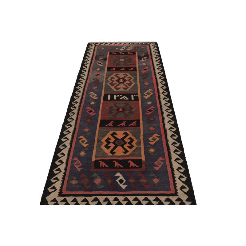Kilim & Flat Weave One-of-a-Kind 3'6X8'1 Area Rug