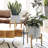Elayna Ceramic Planter with Wood Stand-345133211-345935326