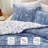 Best Seller Bedsure Comforter Set Reversible Cute Floral Bedding, 89GSM-116745447-116745448