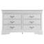 Commode Lorana, champagne argenté