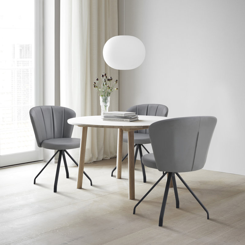 Chaise de bureau Goce, Gris
