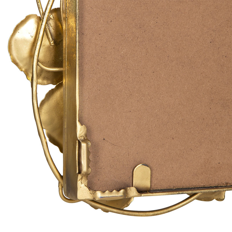 Miroir pleine grandeur de 61 po x 31 po avec accents de feuille d'or, plancher Miiror pour le salon, la chambre à coucher