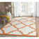 Ammundsen Geometric Beige/Orange Area Rug