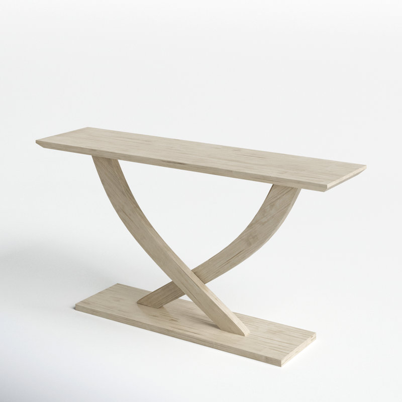 Catelynn 57'' Solid Wood Console Table, Sawgrass