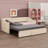 Upholstered Daybed With Pop Up Trundle