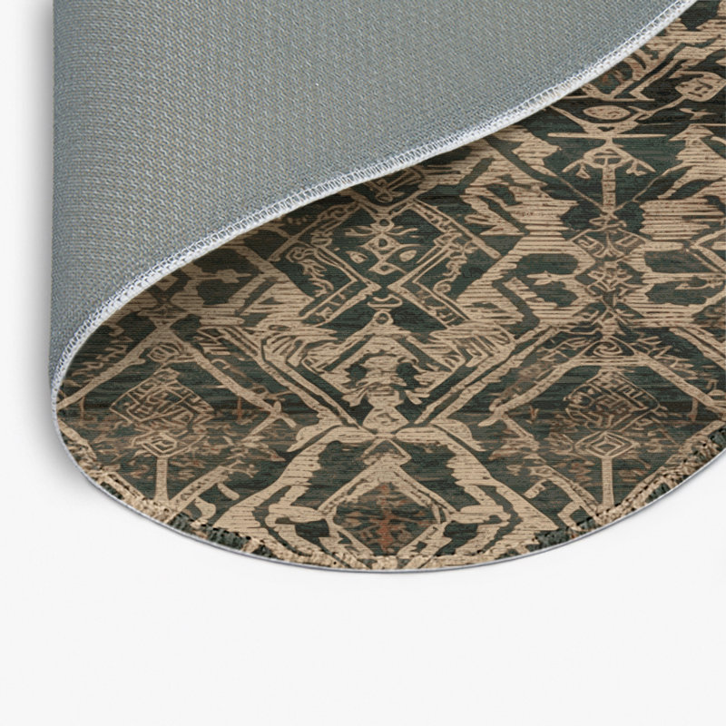 Tapis intérieur et extérieur ArtDeco, Rond 5 pi