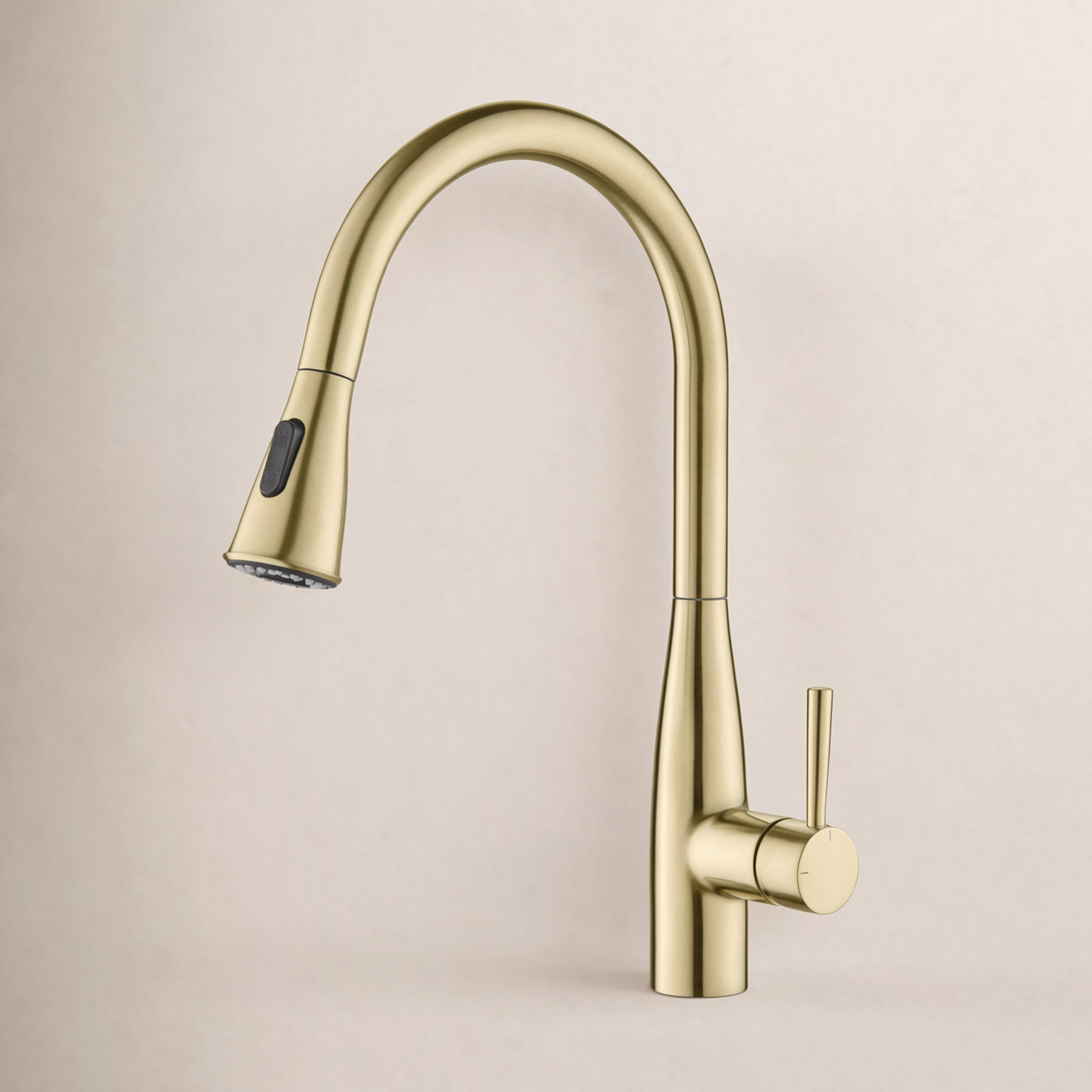 Bari-T Pull-Down Kitchen Faucet, Brushed Gold