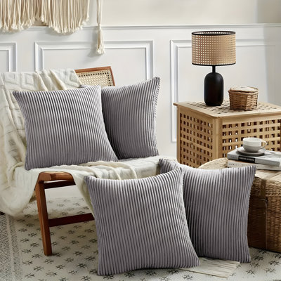 Striped Square Throw Pillow Insert