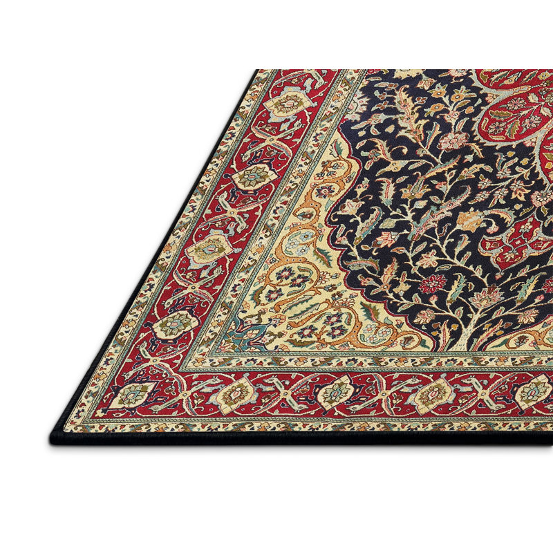 Tapis décoratif brun oriental Dannielle, Rectangle 2 pi x 3 pi