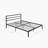 Downey Metal Platform Bed-470425185