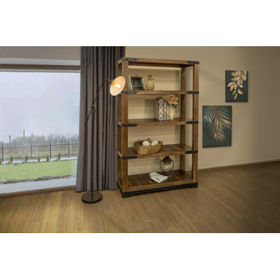 Bibliothèque Dobby 70 "avec 4 tablettes en bois