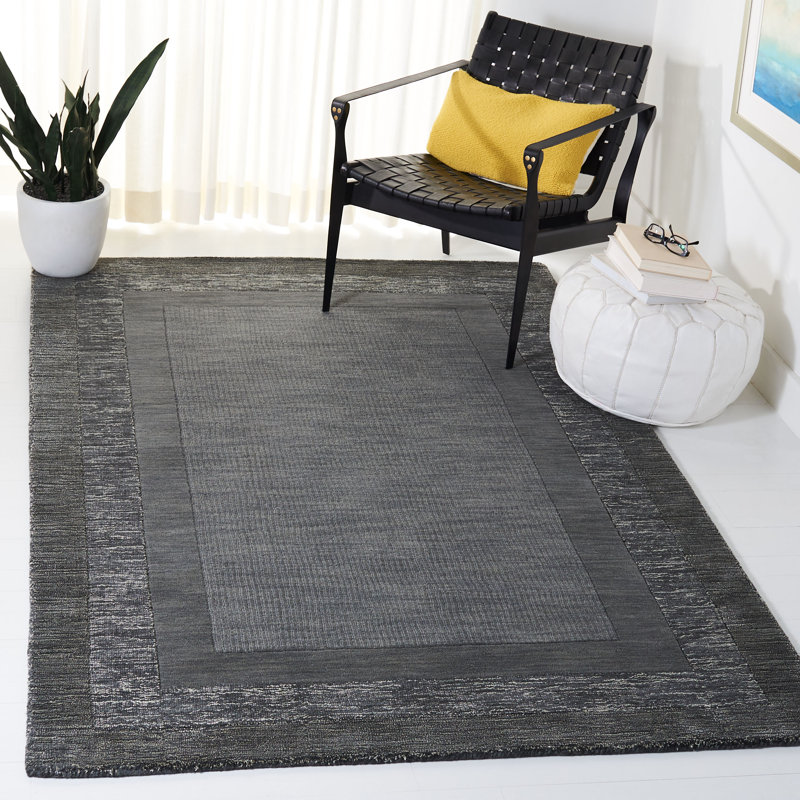 Frederica Hand Loomed Wool Geometric Rug, Rectangle 7'6" x 9'6"