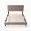 Lit plateforme tapissier Normsman Dove