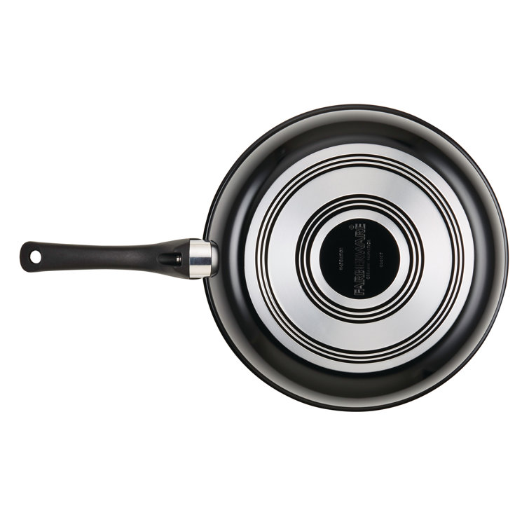 Farberware 12-Inch Performance Nonstick Deep Frying Pan/Fry Pan, Copper