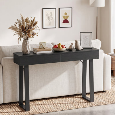 Console de 47,2 po de largeur avec 2 tiroirs