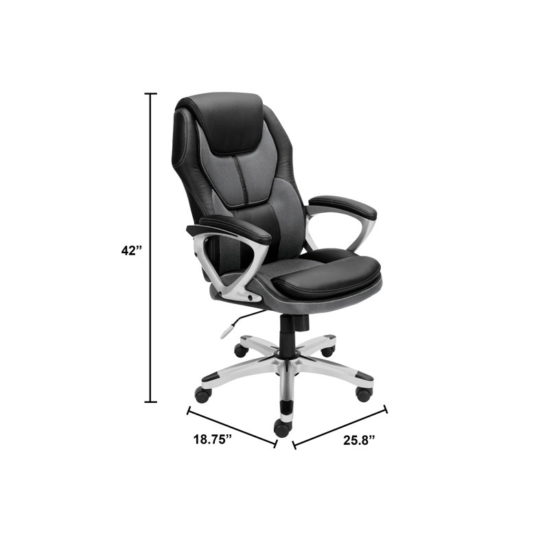 Fauteuil de direction Serta Amplifier, Gris opportunité