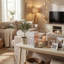 Ensemble de 3 boîtes à livres décoratives blanches