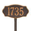Hampshire 1-Line Lawn Address Sign-1818792479-1818792474