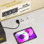Meuble télé 55 po avec 7 tiroirs en tissu, lumières DEL et prises de courant-1865039674