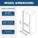 Versatile Universal Pivot Shower Door With Advanced Tempered Glass Finish